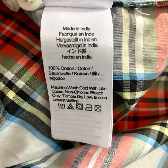 J. Crew Classic Fit Poplin Button Down in Snowy Tartan Plaid Size 8 - Picture 9 of 9